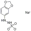 3,4-(Methylenedioxy)phenylhydrazine-N'-sulphonate, sodium salt Struktur
