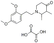  1-[2-(2,4-Dimethoxyphenyl)ethyl]-2,3-dimethylpiperidin-4-one oxalate