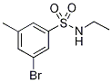 3-Bromo-N-ethyl-5-methylbenzenesulphonamide Struktur