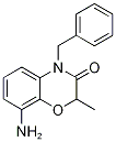 8-Amino-4-benzyl-2-methyl-2H-1,4-benzoxazin-3(4H)-one,,结构式