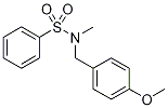 N-(4-Methoxybenzyl)-N-methylbenzenesulphonamide Structure