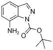 tert-butyl 7-amino-1H-indazole-1-carboxylate Structure