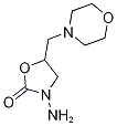 3-Amino-5-morpholinomethyl-1,3-oxazolidin-2-one >95%,,结构式