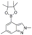  2,6-Dimethyl-4-(4,4,5,5-tetramethyl-1,3,2-dioxaborolan-2-yl)-2H-indazole