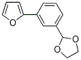 2-[3-(1,3-Dioxolan-2-yl)phenyl]furan
