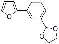  2-[3-(1,3-Dioxolan-2-yl)phenyl]furan