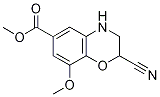 2-Cyano-3,4-dihydro-8-methoxy-6-(methoxycarbonyl)-2H-1,4-benzoxazine