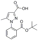 tert-Butyl 2-(3-carboxy-5-methyl-1H-pyrazol-1-yl)benzoate Structure