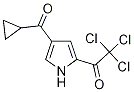 Cyclopropyl[5-(trichloroacetyl)-1H-pyrrol-3-yl]methanone, 1-[4-(Cyclopropylcarbonyl)-1H-pyrrol-2-yl]ethan-1-one