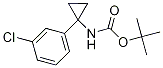 tert-Butyl [1-(3-chlorophenyl)cycloprop-1-yl]carbamate, 1-[(tert-Butoxycarbonyl)amino]-1-(3-chlorophenyl)cyclopropane
