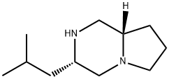 (3S,8aS)-3-Isobutyloctahydropyrrolo[1,2-a]pyrazine Struktur