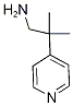 2-Methyl-2-(pyridin-4-yl)propan-1-amine, 2-Methyl-2-(pyridin-4-yl)propylamine,,结构式