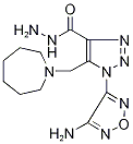 1-(4-Amino-1,2,5-oxadiazol-3-yl)-5-(azepan-1-ylmethyl)-1H-1,2,3-triazole-4-carbohydrazide,,结构式