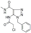 1-Benzyl-5-[(chloroacetyl)amino]-N-methyl-1H-1,2,3-triazole-4-carboxamide Structure