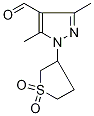 3,5-Dimethyl-1-(1,1-dioxotetrahydrothiophen-3-yl)-1H-pyrazole-4-carboxaldehyde Structure