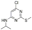 6-Chloro-N-isopropyl-2-(methylthio)pyrimidin-4-amine 结构式