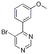 5-Bromo-4-(3-methoxyphenyl)pyrimidine 98% 化学構造式