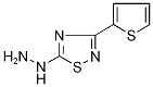 5-Hydrazino-3-(thien-2-yl)-1,2,4-thiadiazole 95% Structure