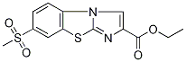 Ethyl 7-(methylsulphonyl)imidazo[2,1-b][1,3]benzothiazole-2-carboxylate Struktur