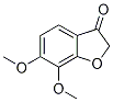 2,3-Dihydro-6,7-dimethoxybenzo[b]furan-3-one Structure