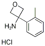 3-(2-Methylphenyl)oxetan-3-amine hydrochloride, 2-(3-Aminooxetan-3-yl)toluene hydrochloride Structure