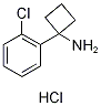 1-Amino-1-(2-chlorophenyl)cyclobutane hydrochloride, 1-(1-Aminocyclobut-1-yl)-2-chlorobenzene hydrochloride Structure