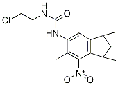 5-{[(2-Chloroethyl)carbamoyl]amino}-2,3-dihydro-7-nitro-1,1,3,3,6-pentamethyl-1H-indene Structure