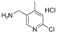 (6-Chloro-4-methylpyridin-3-yl)methylamine hydrochloride Structure