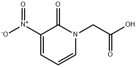 (3-Nitro-2-oxopyridin-1(2H)-yl)acetic acid Struktur