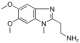 2-(5,6-Dimethoxy-1-methyl-1H-benzimidazol-2-yl)ethylamine,,结构式