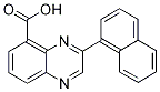 3-(Naphth-1-yl)quinoxaline-5-carboxylic acid Structure