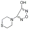 4-(Thiomorpholin-4-yl)-1,2,5-oxadiazol-3-ol, 4-(1,4-Thiazinan-4-yl)-1,2,5-oxadiazol-3-ol Structure