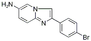 6-Amino-2-(4-bromophenyl)imidazo[1,2-a]pyridine 结构式