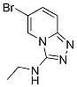 6-Bromo-N-ethyl-[1,2,4]triazolo[4,3-a]pyridin-3-amine Structure