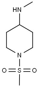 4-(Methylamino)-1-(methylsulphonyl)piperidine 结构式