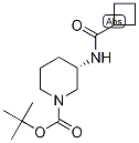 tert-Butyl (3S)-3-[(Cyclobutylcarbonyl)amino]piperidine-1-carboxylate, (3S)-1-(tert-Butoxycarbonyl)-3-[(cyclobutylcarbonyl)amino]piperidine Structure