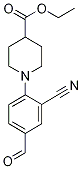 3-Cyano-4-[4-(ethoxycarbonyl)piperidin-1-yl]benzaldehyde, 2-[4-(Ethoxycarbonyl)piperidin-1-yl]-5-formylbenzonitrile