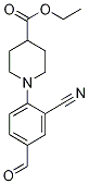 3-Cyano-4-[4-(ethoxycarbonyl)piperidin-1-yl]benzaldehyde, 2-[4-(Ethoxycarbonyl)piperidin-1-yl]-5-formylbenzonitrile|