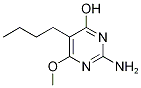 2-Amino-5-(but-1-yl)-6-methoxypyrimidin-4-ol 结构式