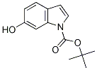6-Hydroxyindole, N-BOC protected,,结构式