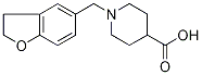 1-(2,3-Dihydrobenzo[b]furan-5-ylmethyl)piperidine-4-carboxylic acid,,结构式