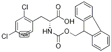 2,4-Dichloro-D-phenylalanine, N-FMOC protected Structure