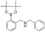 2-[(Benzylamino)methyl]benzeneboronic acid, pinacol ester Structure