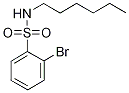 2-Bromo-N-hexylbenzenesulphonamide,,结构式