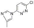 3-Chloro-6-(4-methyl-1H-imidazol-1-yl)pyridazine 98%,,结构式