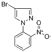 4-Bromo-1-(2-nitrophenyl)-1H-pyrazole 97% Structure