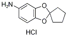 5-Amino-2,2-tetramethylenebenzo-1,3-dioxolidine hydrochloride Structure