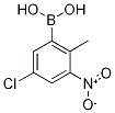 5-Chloro-2-methyl-3-nitrobenzeneboronic acid 97%,,结构式