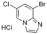 8-Bromo-6-chloroimidazo[1,2-a]pyridine hydrochloride,,结构式