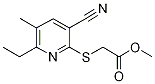 6-Ethyl-2-[(2-methoxy-2-oxoethyl)thio]-5-methylnicotinonitrile